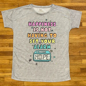 4/$25 Justice Oversized Pajama Top Short Sleeve Size XXL 18/20